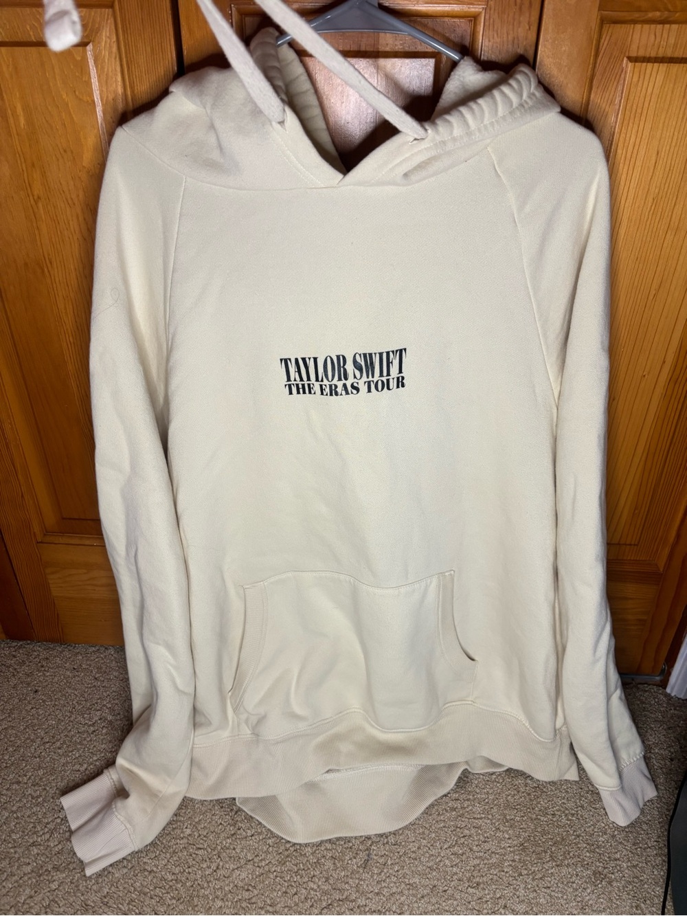 Taylor Swift Ivory/Tan The Eras Tour Pullover Hoodie